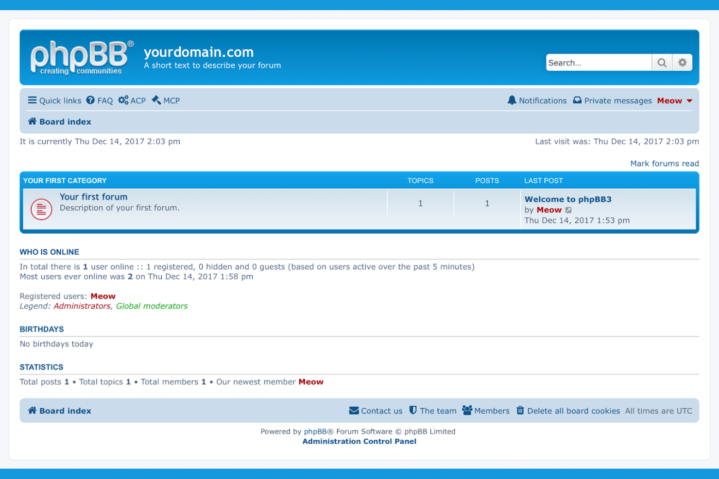 phpBB screenshot - 17 Best Forum Software Picked for 2026