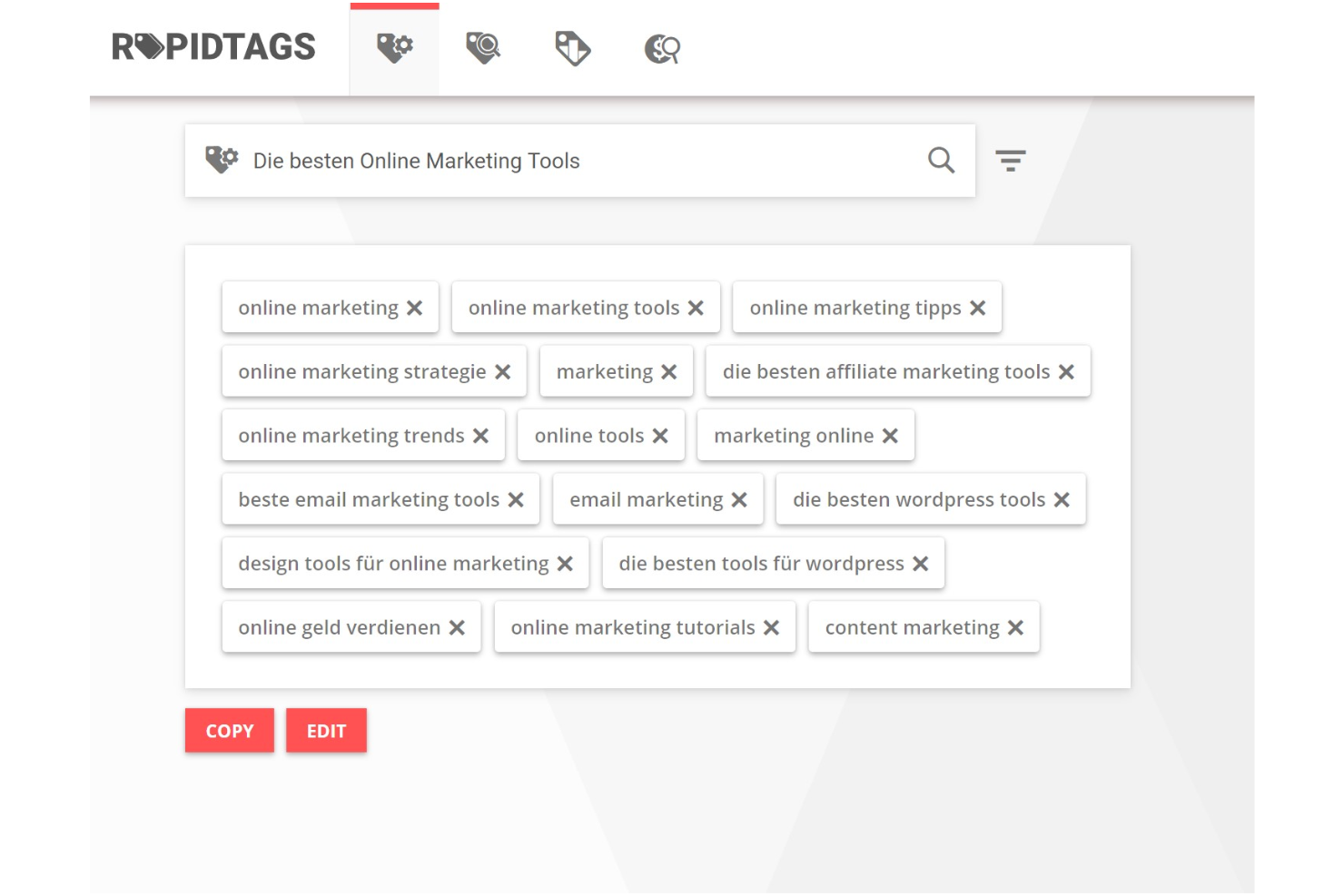 Rapidtags screenshot - 14 Best YouTube SEO Tools for 2026