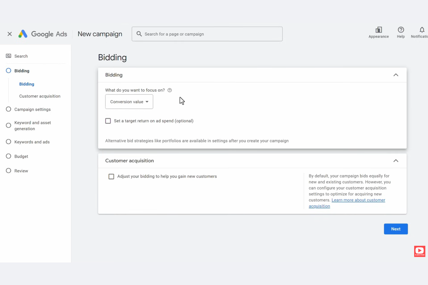 Google Ads screenshot - 15 Best AI Advertising Tools in 2026