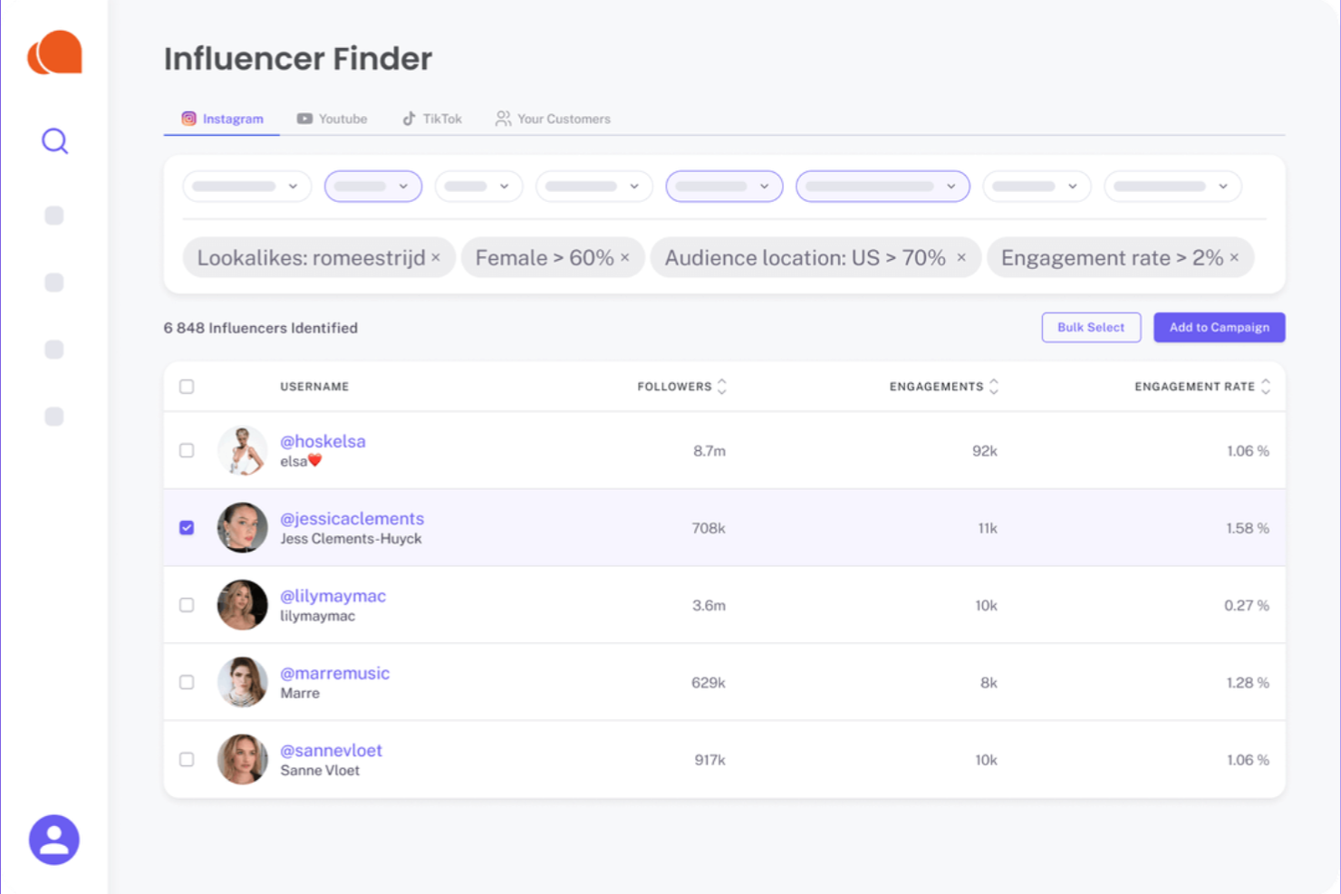 Influencer Hero screenshot - 28 Best AI Influencer Marketing Platforms in 2026