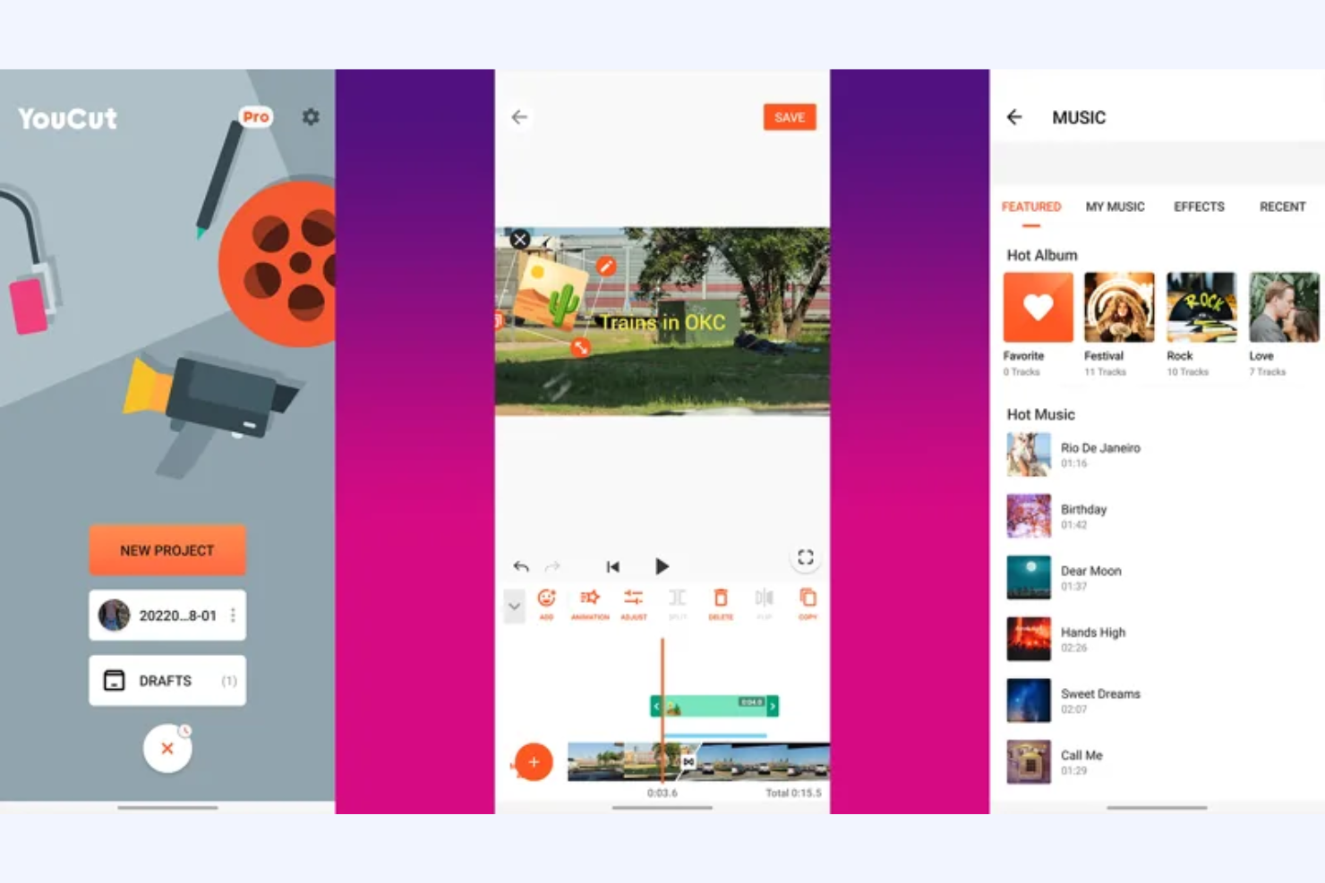 YouCut screenshot - 12 Best CapCut Alternatives for 2026