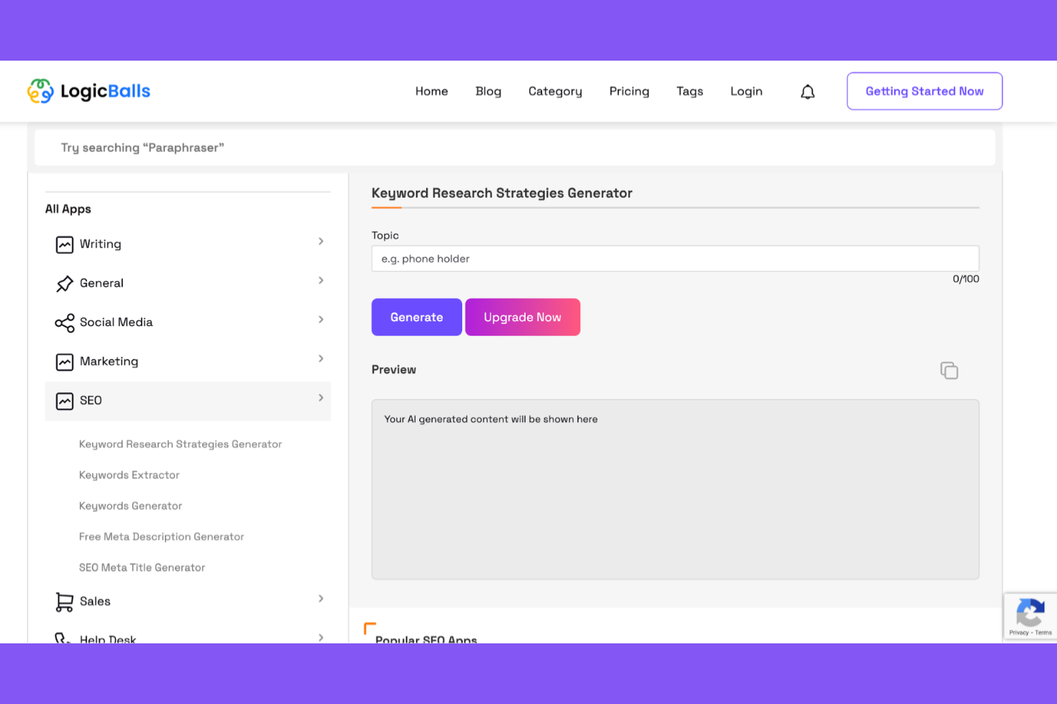 LogicBalls screenshot - 18 Best AI Case Study Generators in 2026