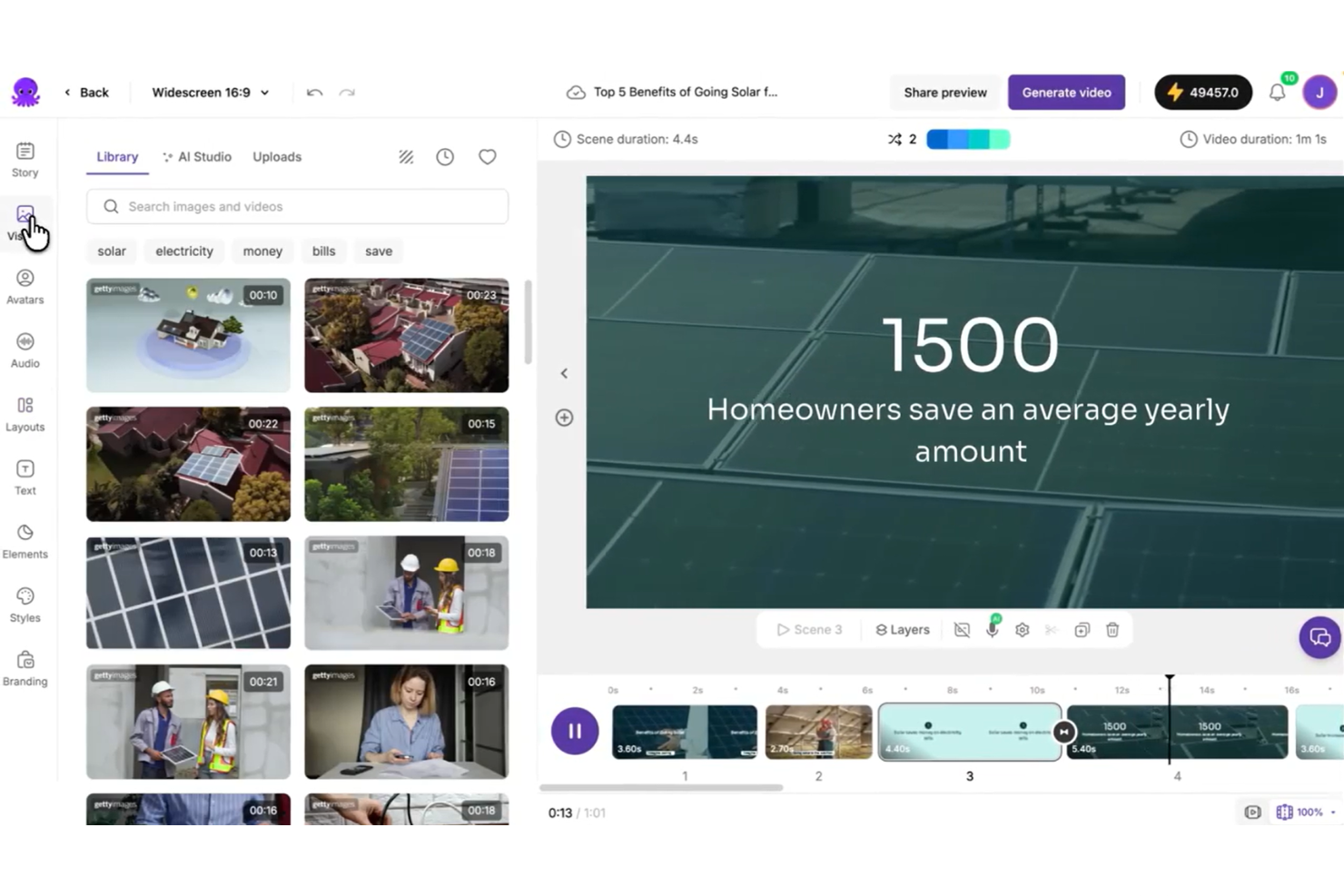 Pictory screenshot - 10 Best AI Video Creation Software in 2026
