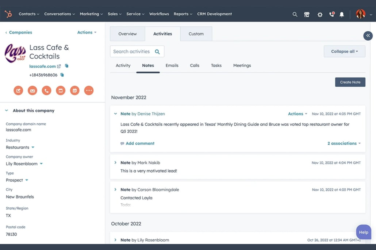 HubSpot screenshot - 20 Best Lead Management Software in 2026