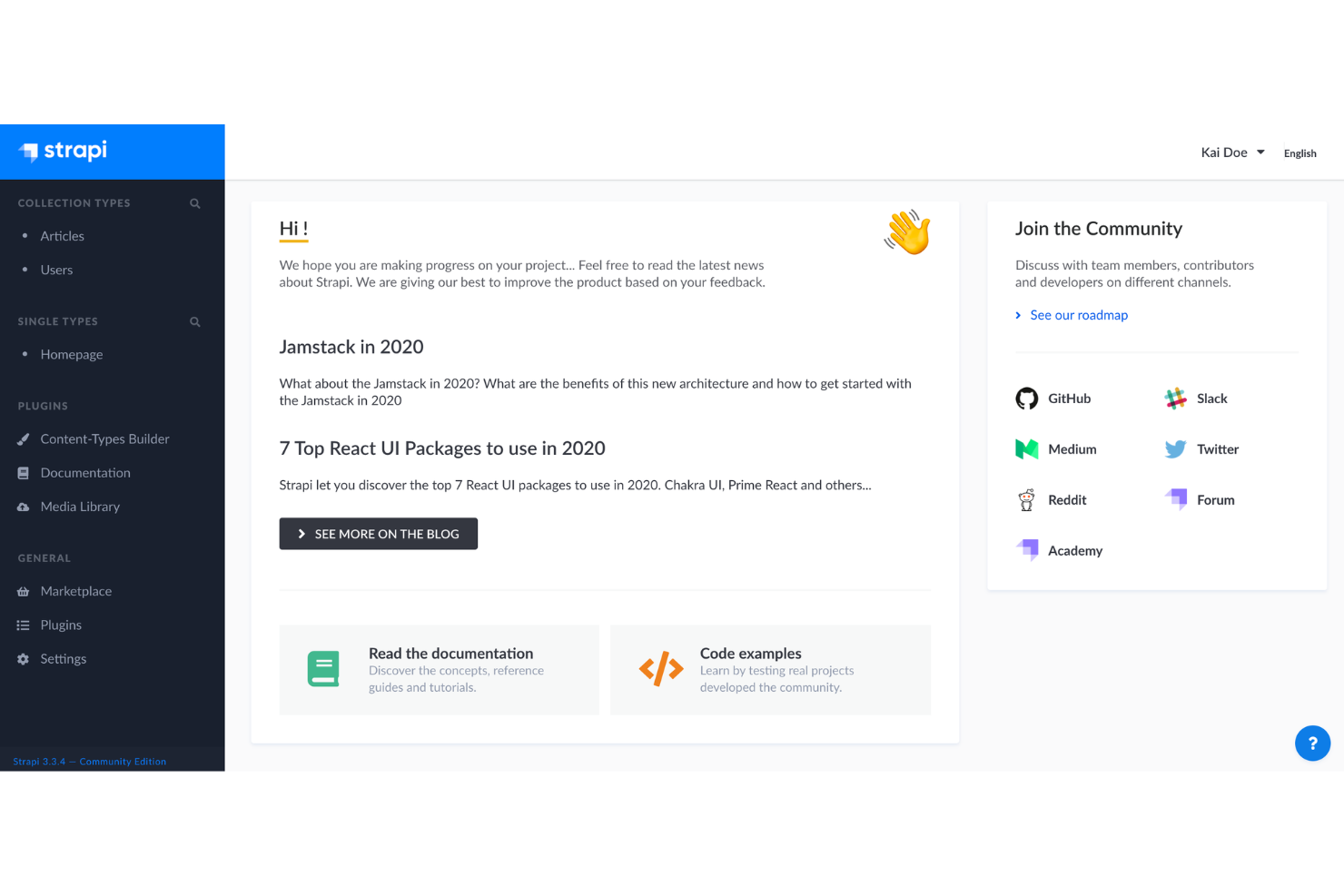 Strapi screenshot - 10 Best WordPress Alternatives Reviewed in 2026