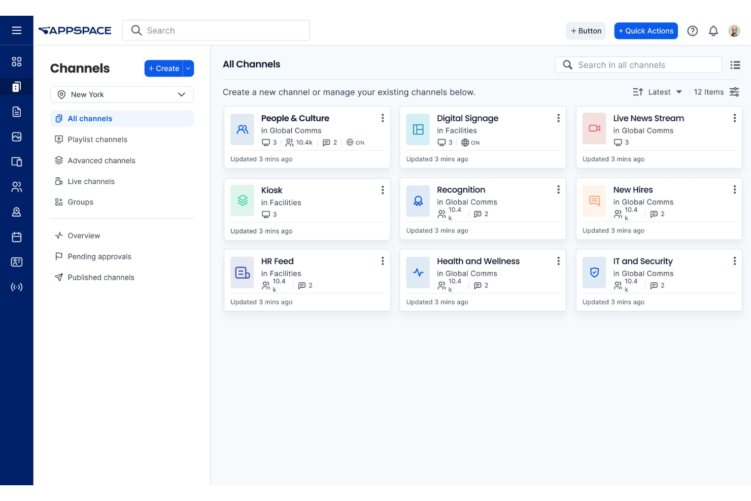 Appspace screenshot - 10 Best Digital Signage Software Reviewed in 2026