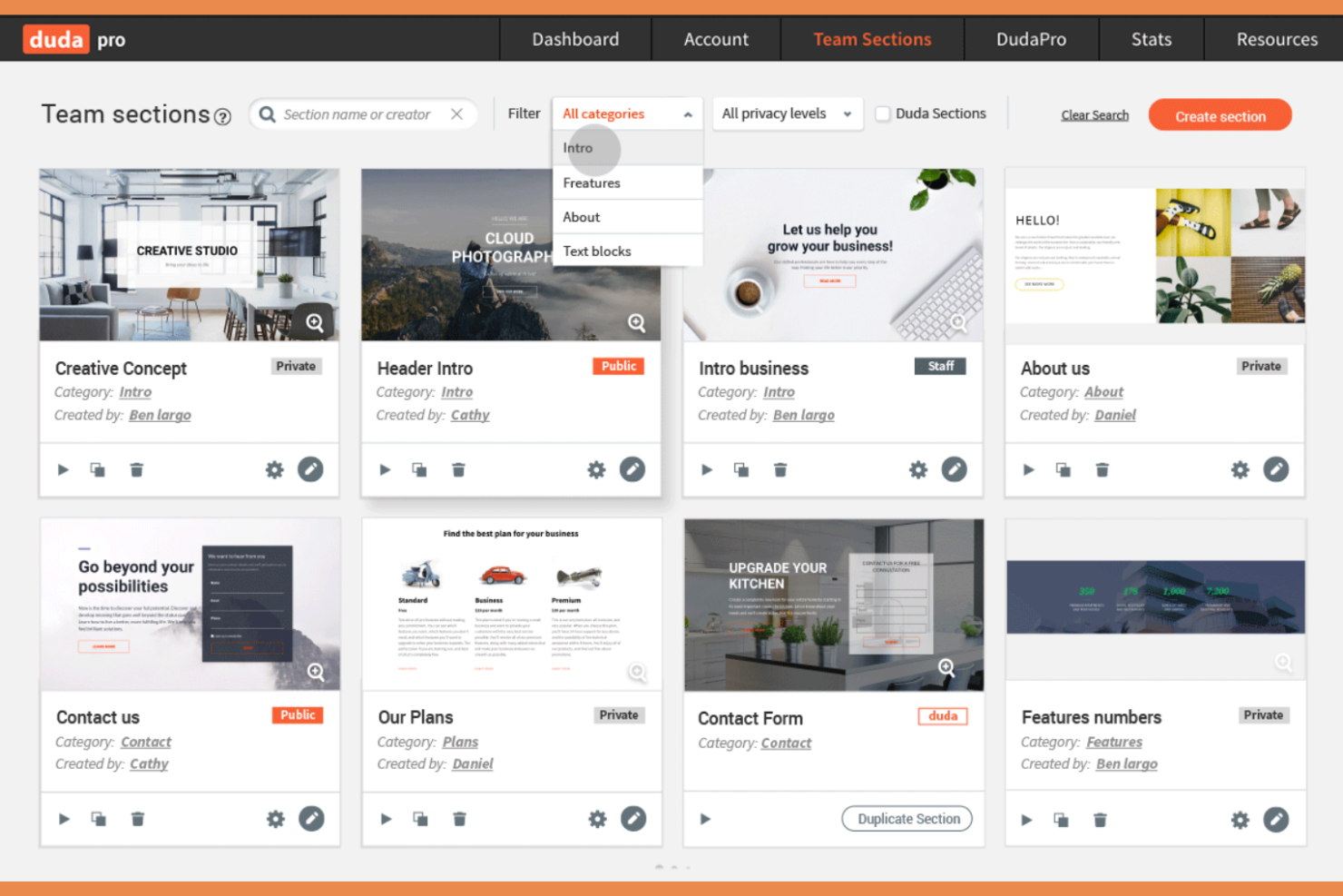 Duda screenshot - 10 Best Web Page Design Software in 2026