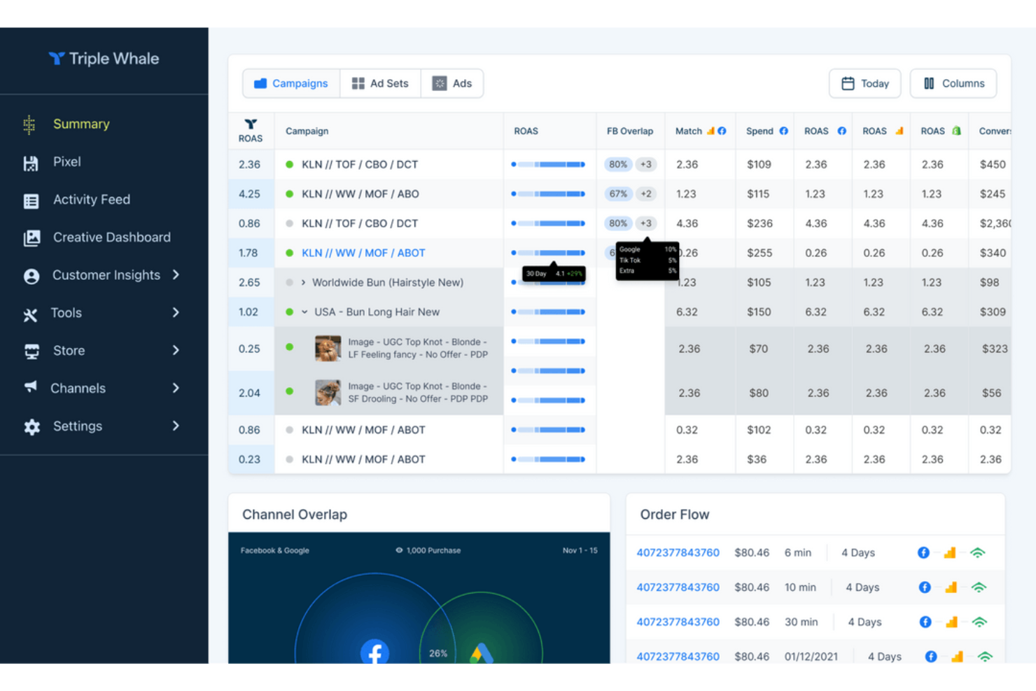 Triple Whale screenshot - 10 Best Marketing Attribution Software Reviewed For 2026