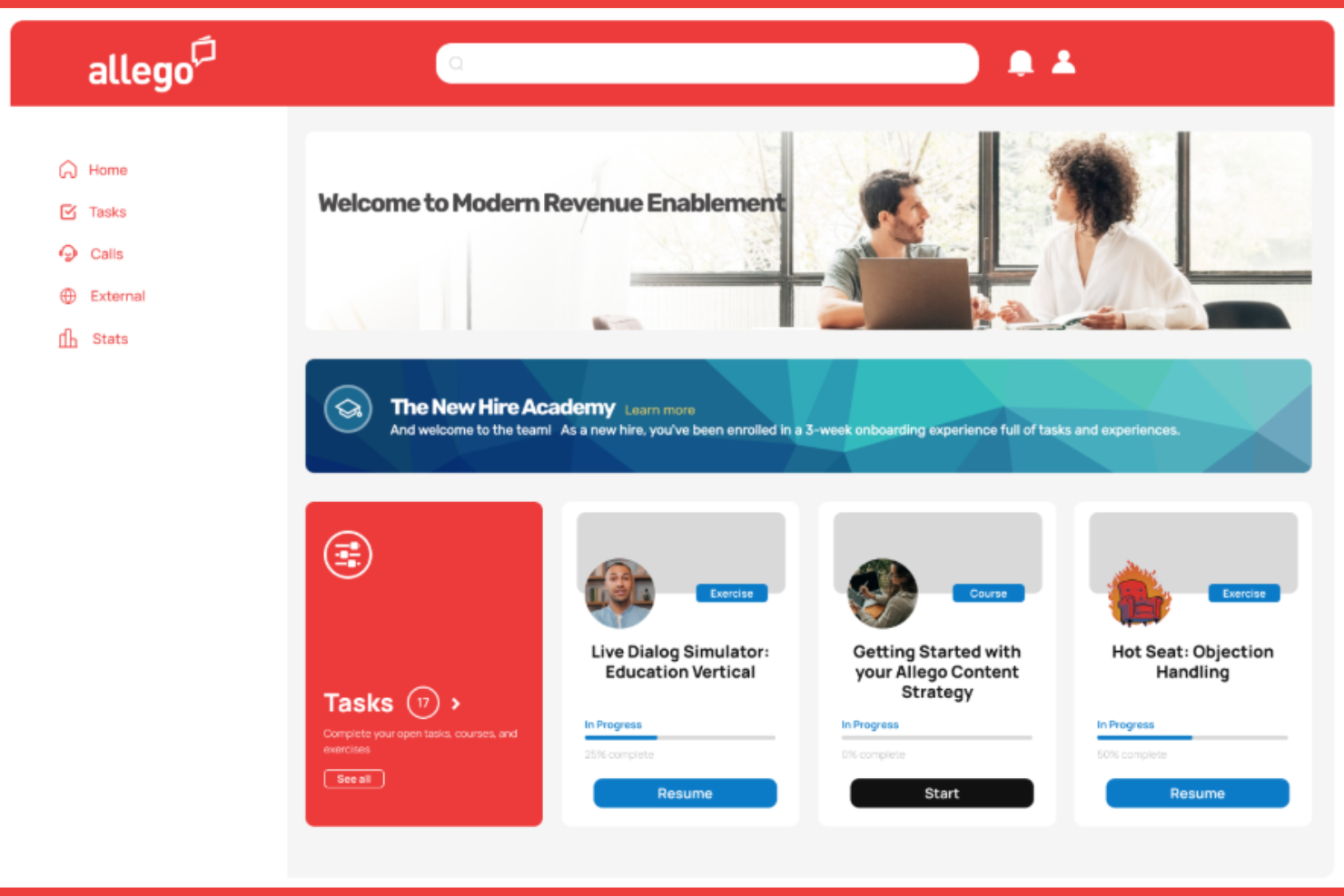 Allego screenshot - 10 Best Mobile Content Management System in 2026