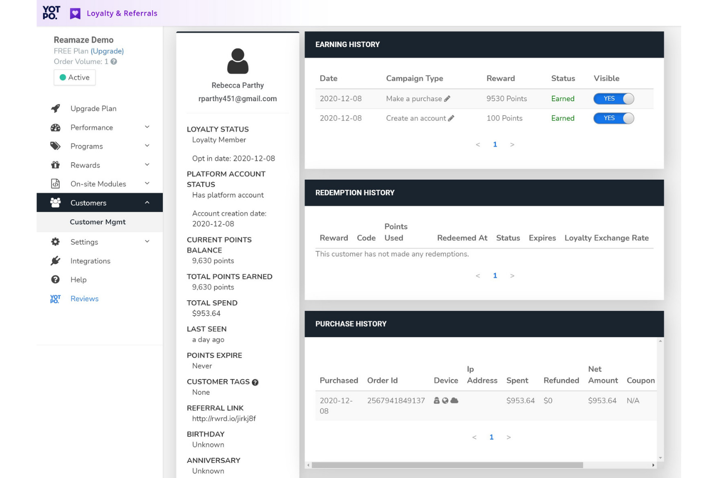 Yotpo screenshot - 10 Best Loyalty Program Software for Small Business in 2026