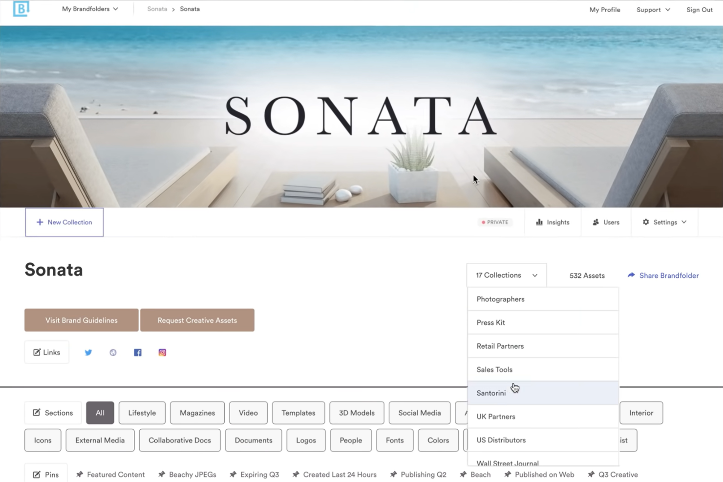 Brandfolder stores organizes and shares marketing assets in one platform.