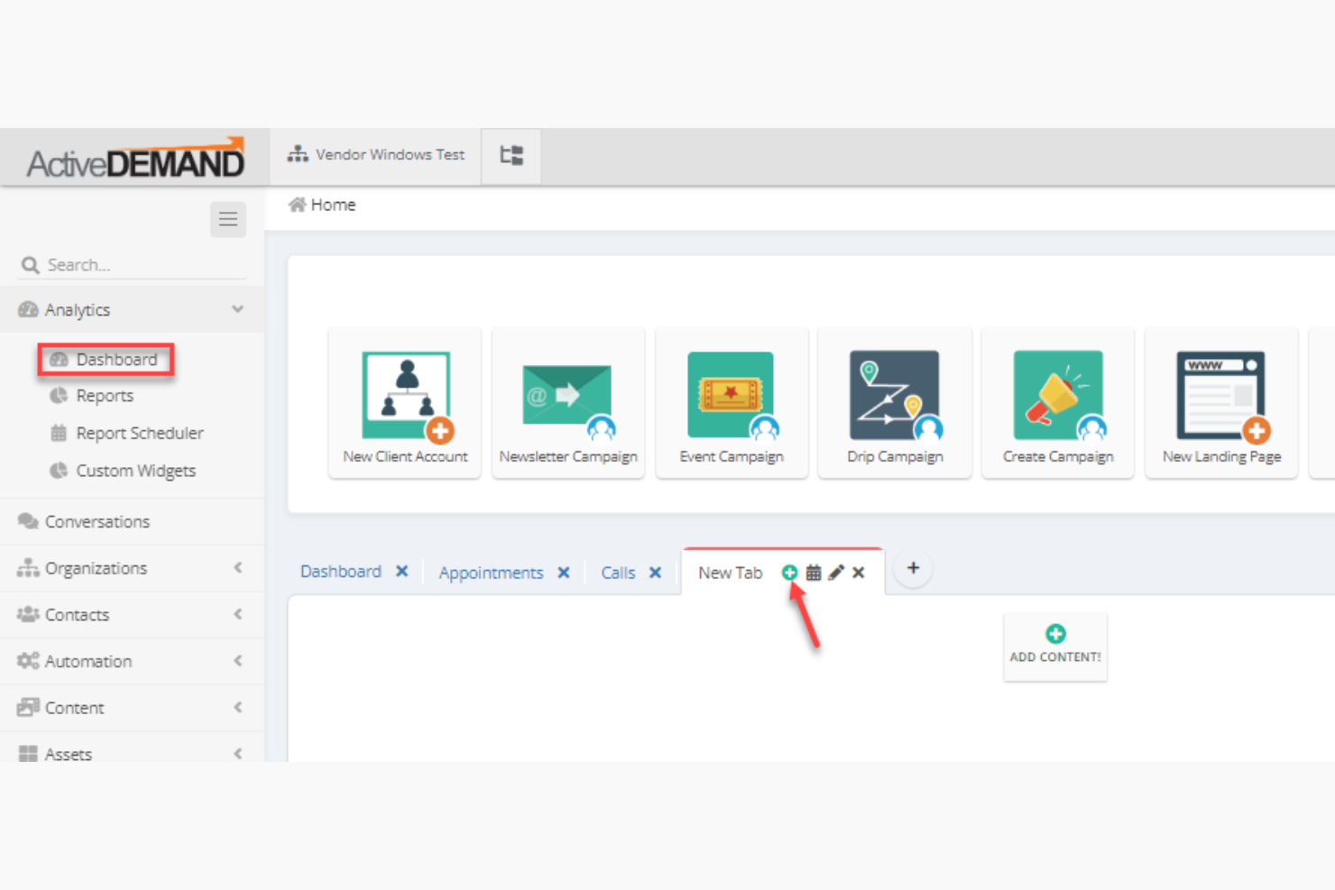 ActiveDemand automates outreach to generate and qualify new leads.