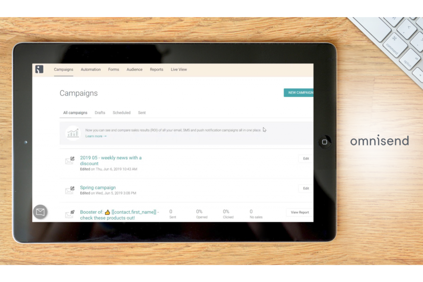 Omnisend automates email, SMS, and multichannel marketing campaigns.