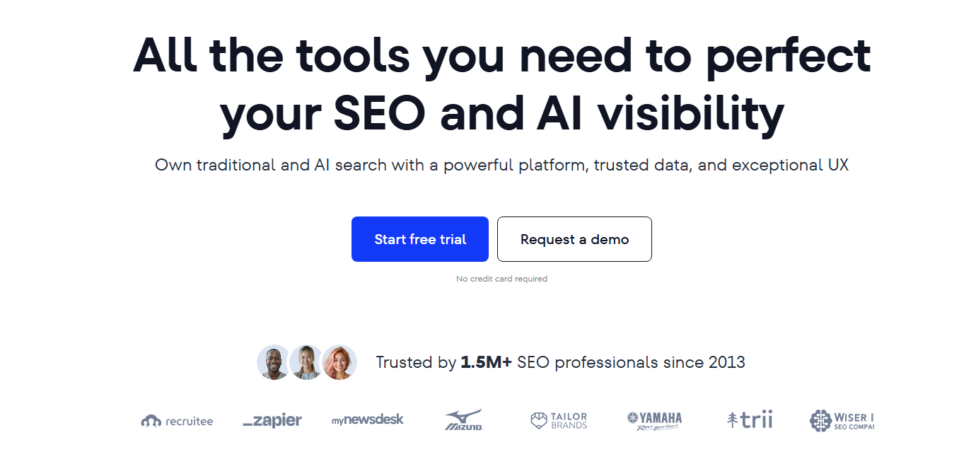 SE Ranking is an all-in-one SEO tool for keyword tracking, site audits, and analysis.
