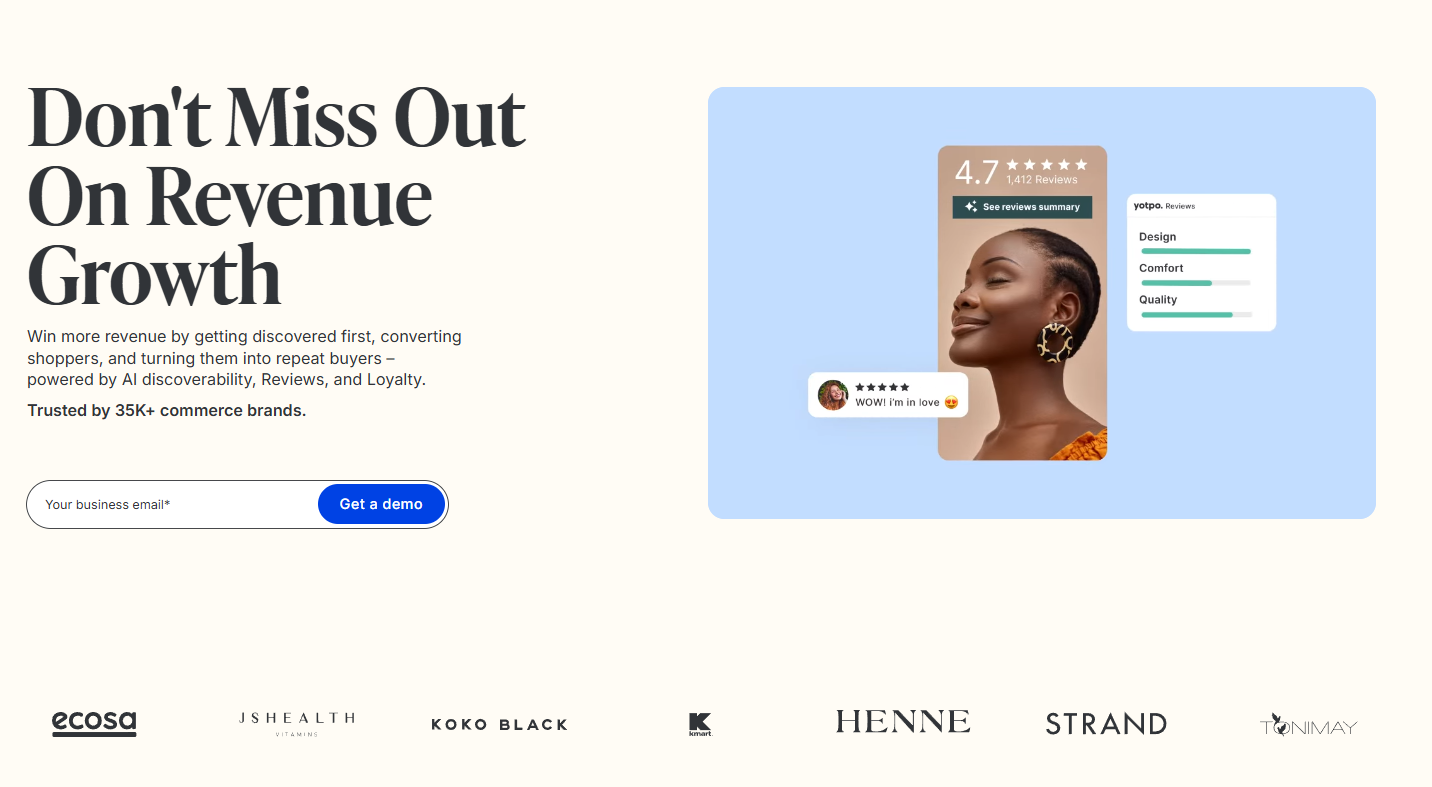 AI-powered marketing platform for reviews, loyalty, SMS, and growth.