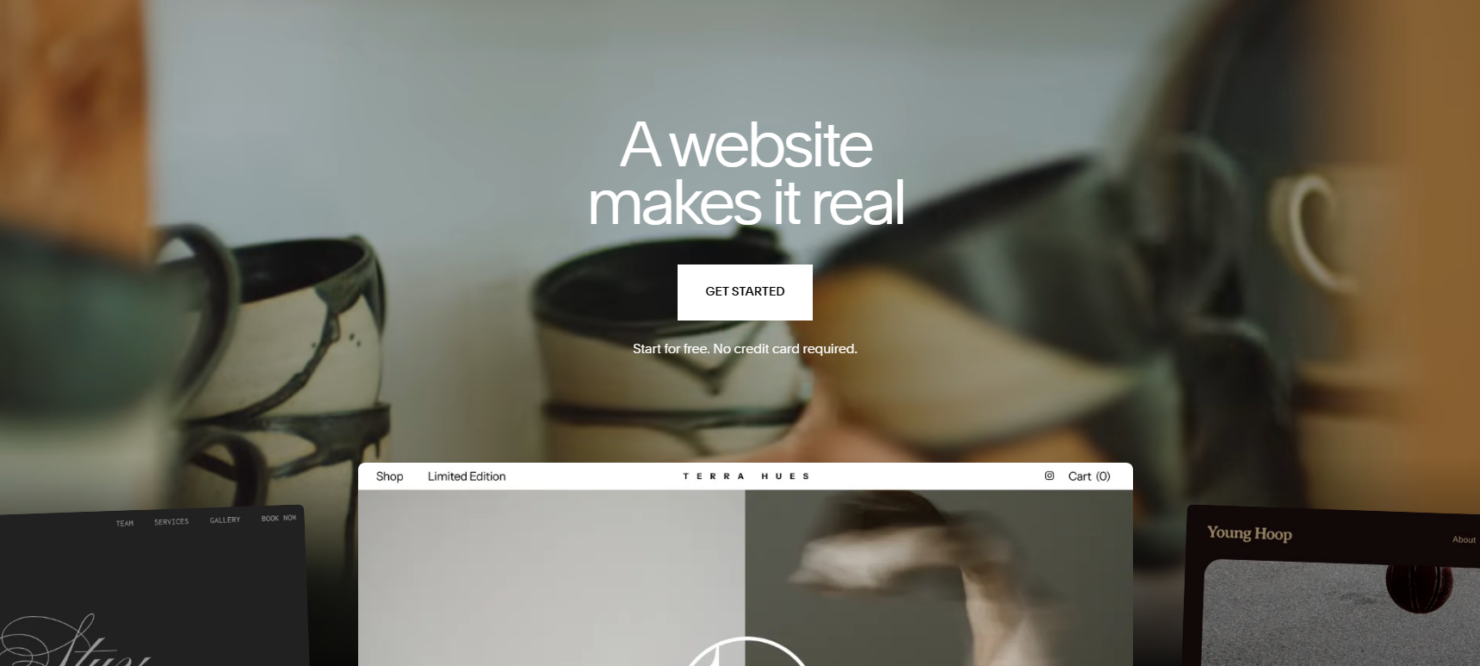 Is a website builder software for sleek, no-code sites.