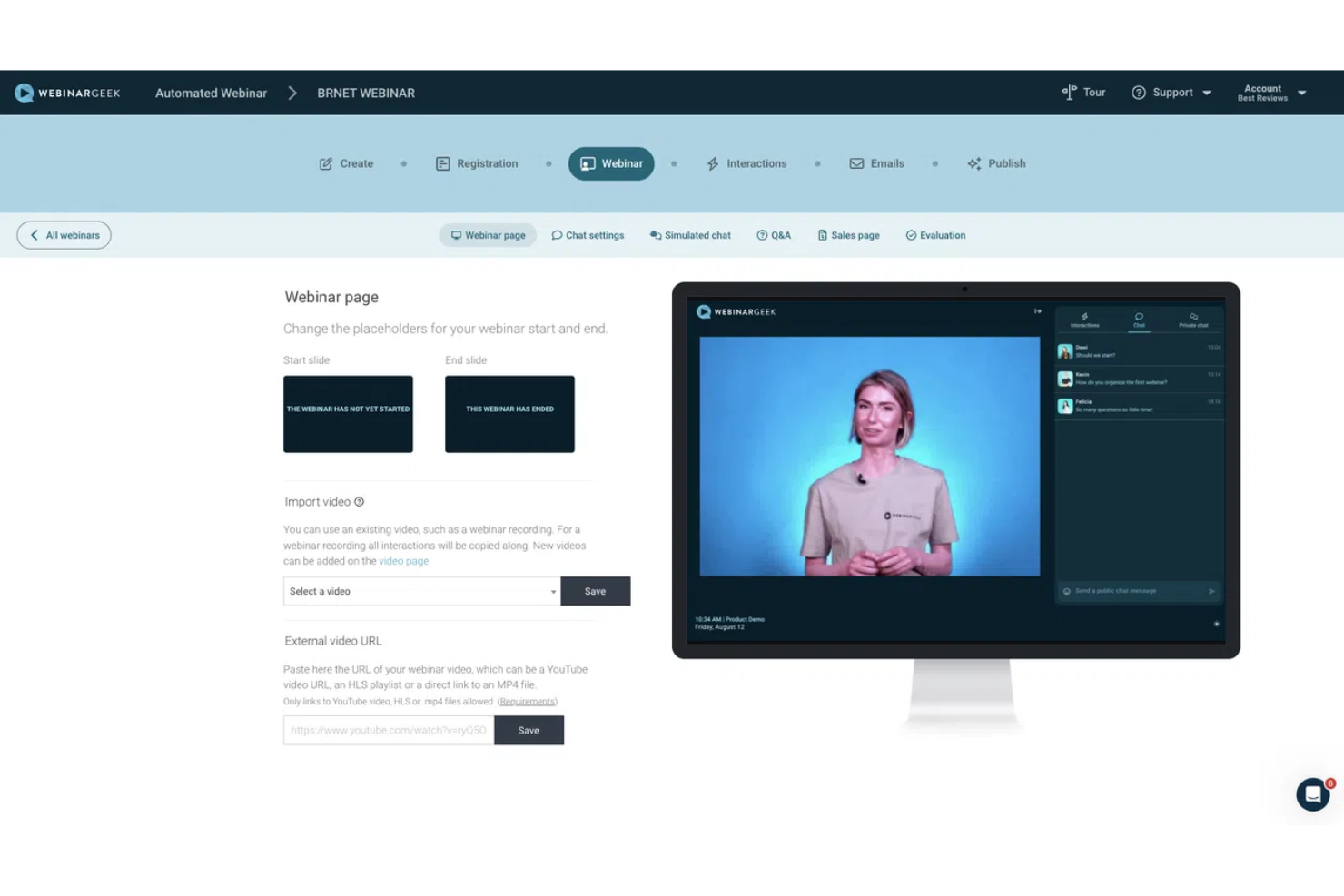 Hosts, automates, and analyzes webinars with built-in engagement tools.