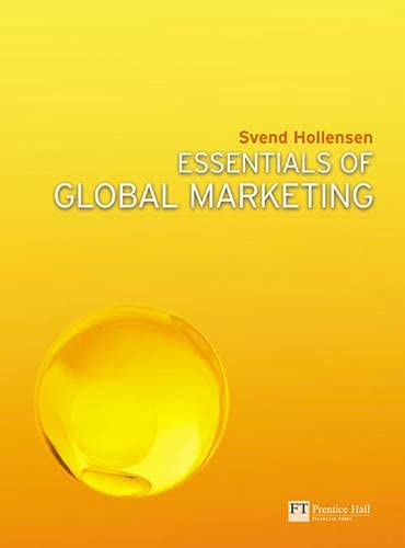 Essentials of Global Marketing by Svend Hollensen global marketing books
