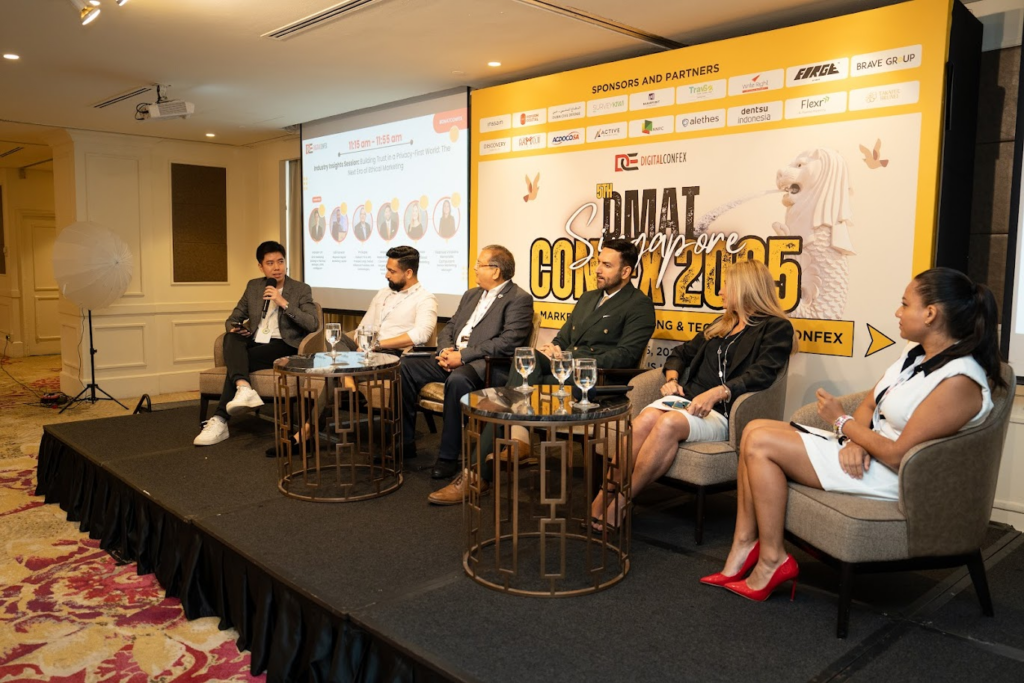 A panel discussion at the Digital Marketing, Advertising &amp; Technology Conference