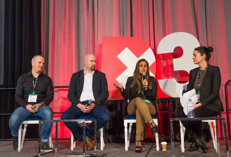 A panel discussion with industry professionals at DX3