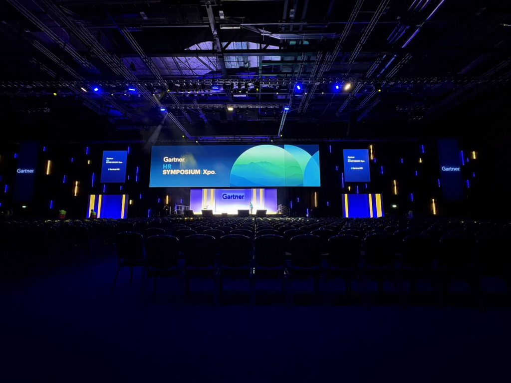 The stage of the Gartner Marketing Symposium/Xpo