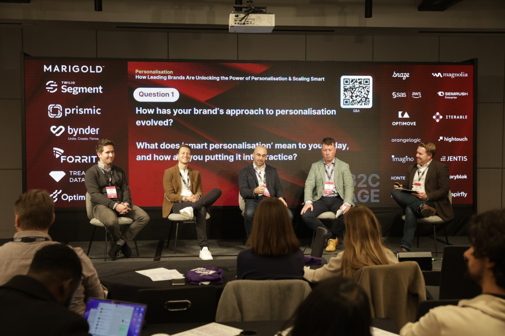 Industry experts in a panel discussion at The MarTech Summit