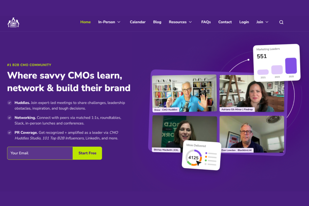 CMO Huddles screenshot