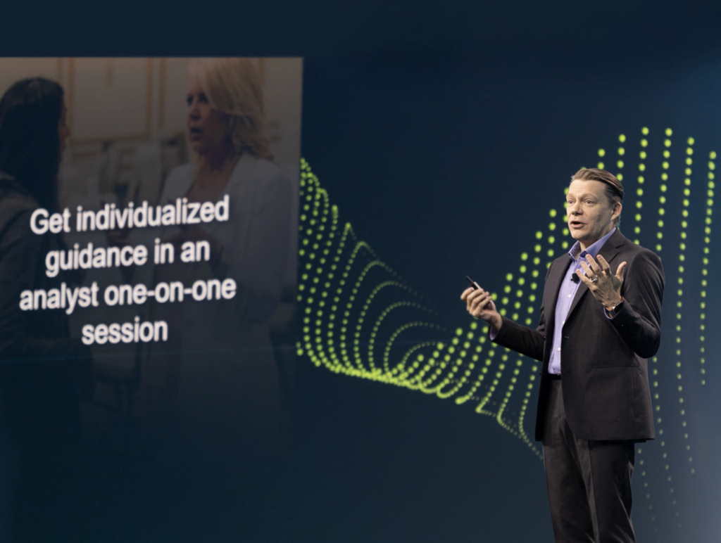 A presentation at the B2B Summit North America