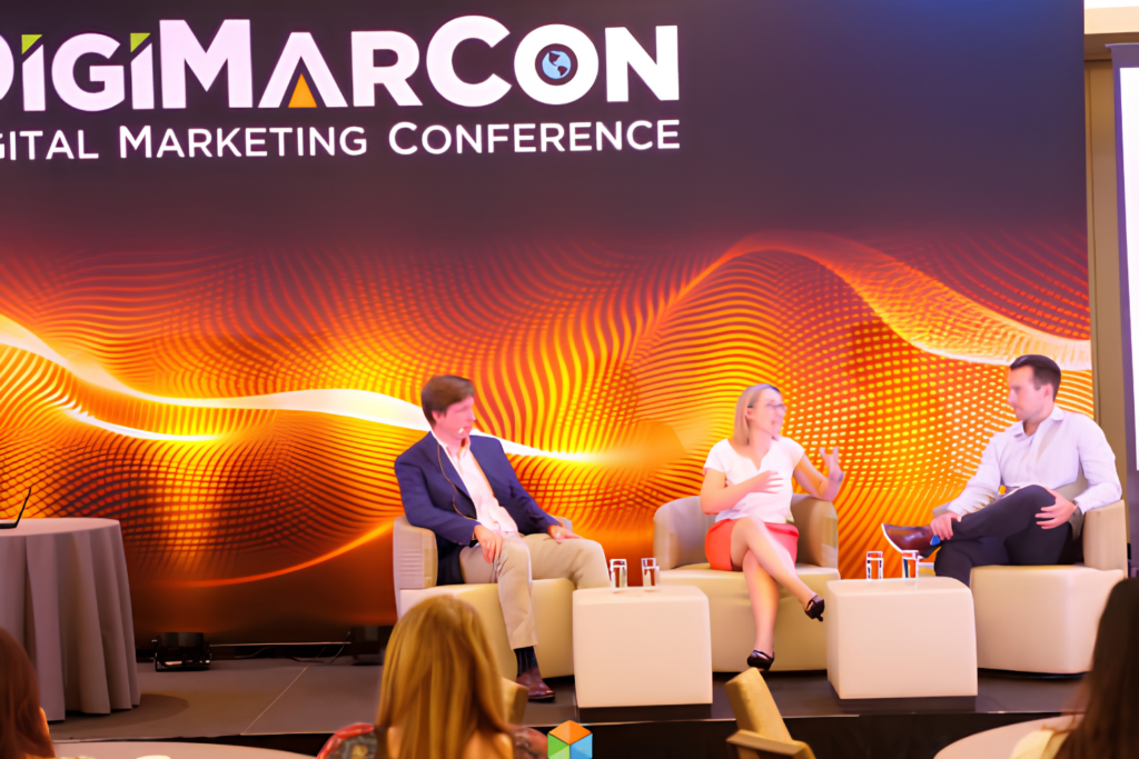 Panel discussion at DigiMarCon