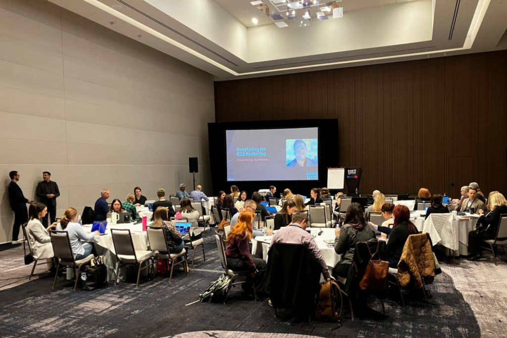 Storytelling for B2B Marketing, presented by Jay Acunzo, workshop at B2B Forum 2025 by MarketingProfs