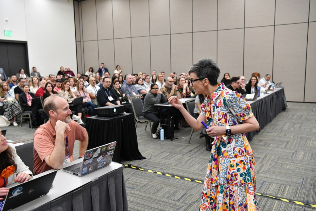 Workshop of the CMW25 led by speaker Tamsen Webstere from The Message Design Institute