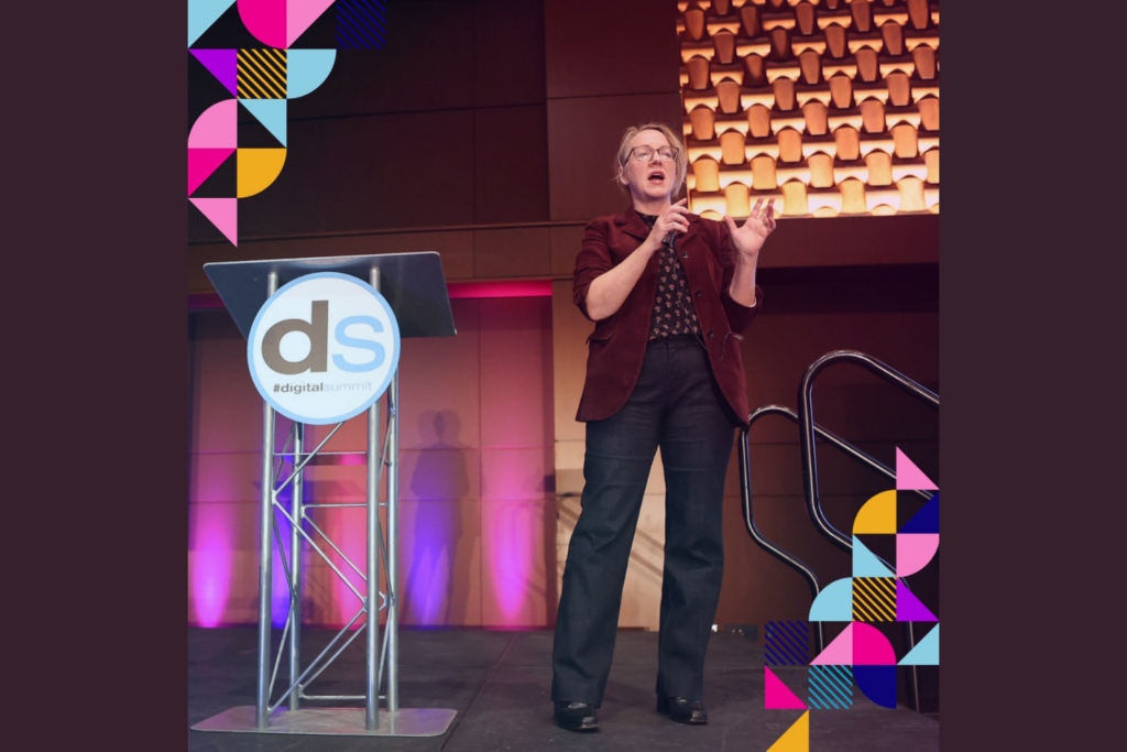 Patty Radford Henderson, Founder of Annum, speaking at the 2025 Digital Summit Dallas