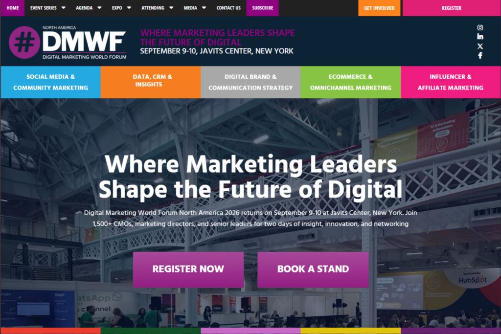 DMWF North America 2026 homepage banner