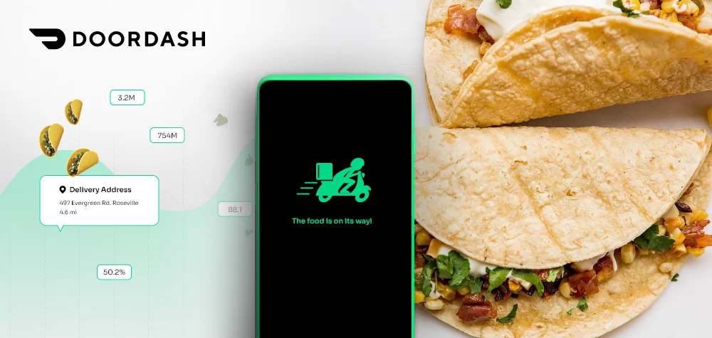 image of Doordash targeting local diners