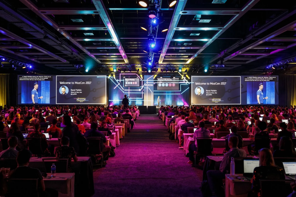The MozCon main stage