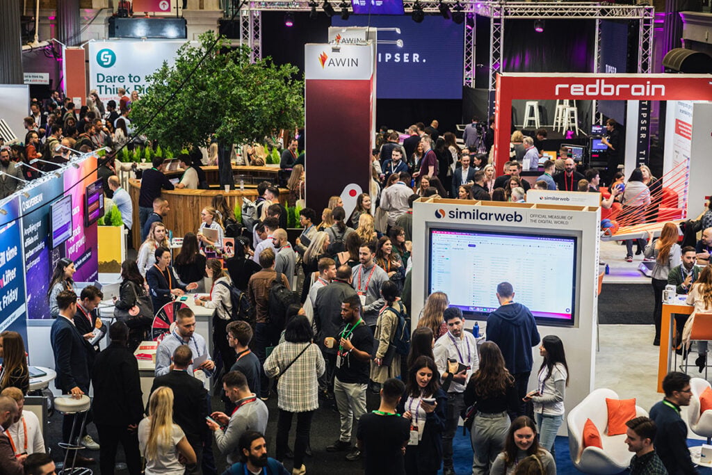The PI Live Europe Conference attendees in the networking lobby.