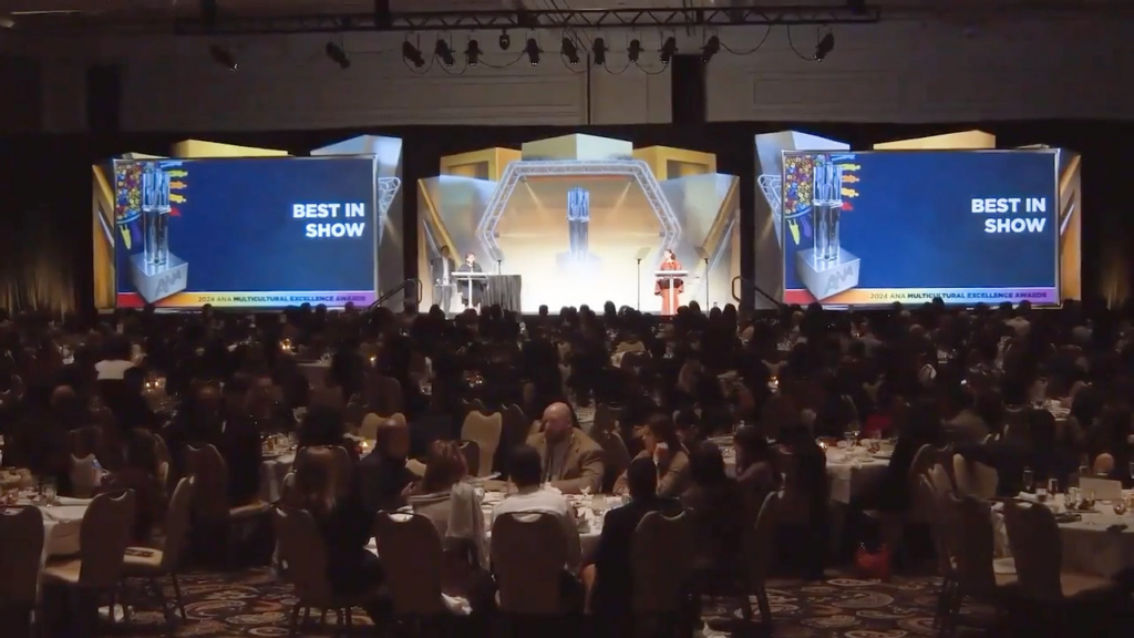 ANA Masters of Marketing Conference 2026 hosts a large gala awards ceremony recognizing multicultural excellence in marketing
