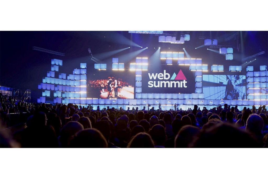 Massive audience at the main stage session of Web Summit