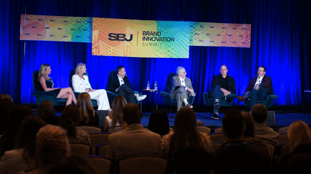 An image of a panel discussion during the SBJ Brand Innovation Summit 2025