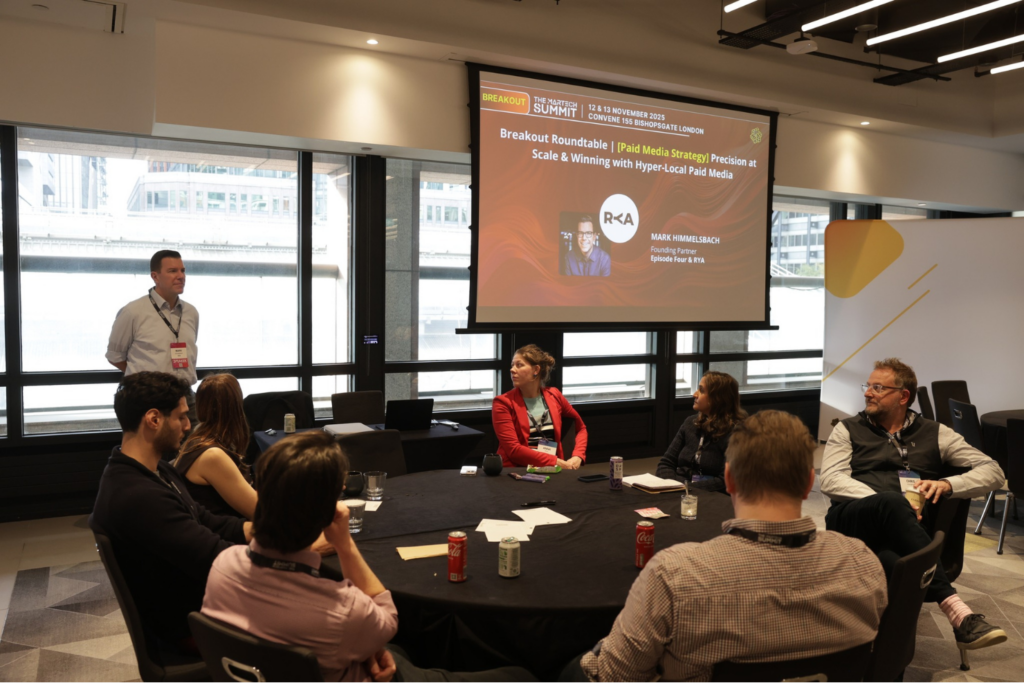 Breakout roundtable at the MarTech Summit 2025