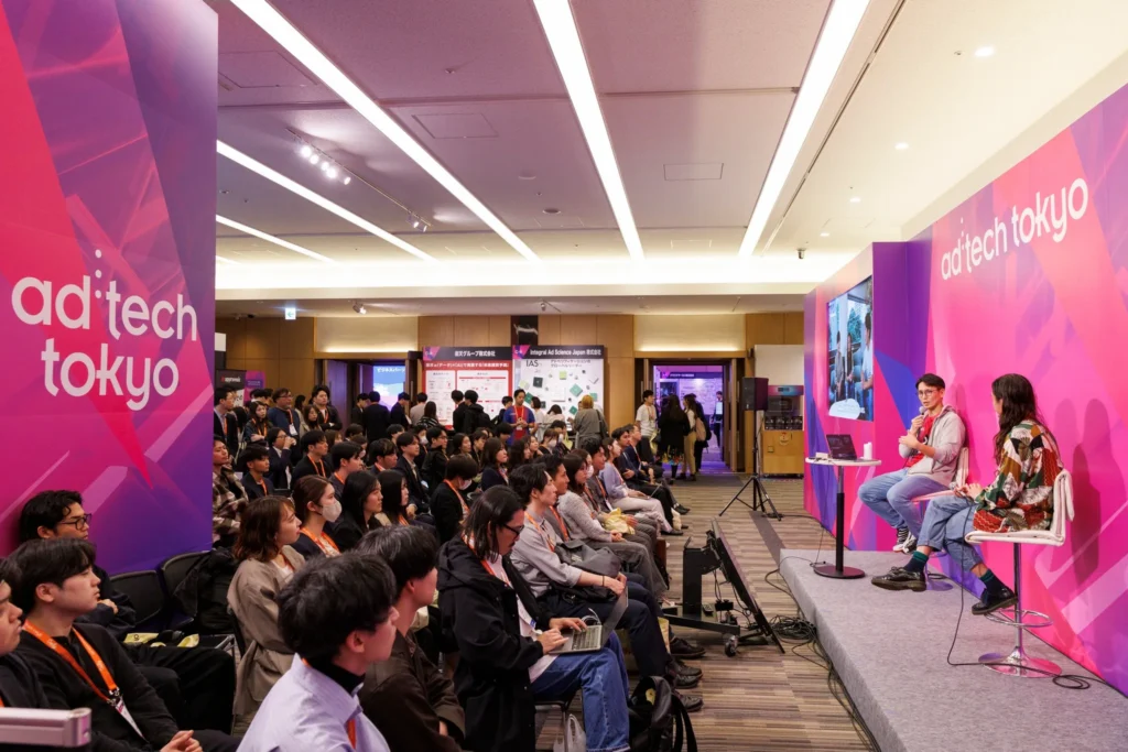 A live panel session with an audience at ad:tech tokyo.
