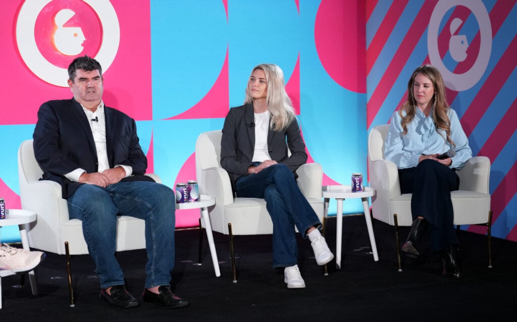 Panelists on stage at the Advertising Week New York