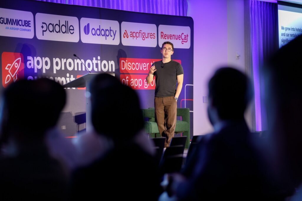 An insighful speaker presentation at the Business of Apps NYC