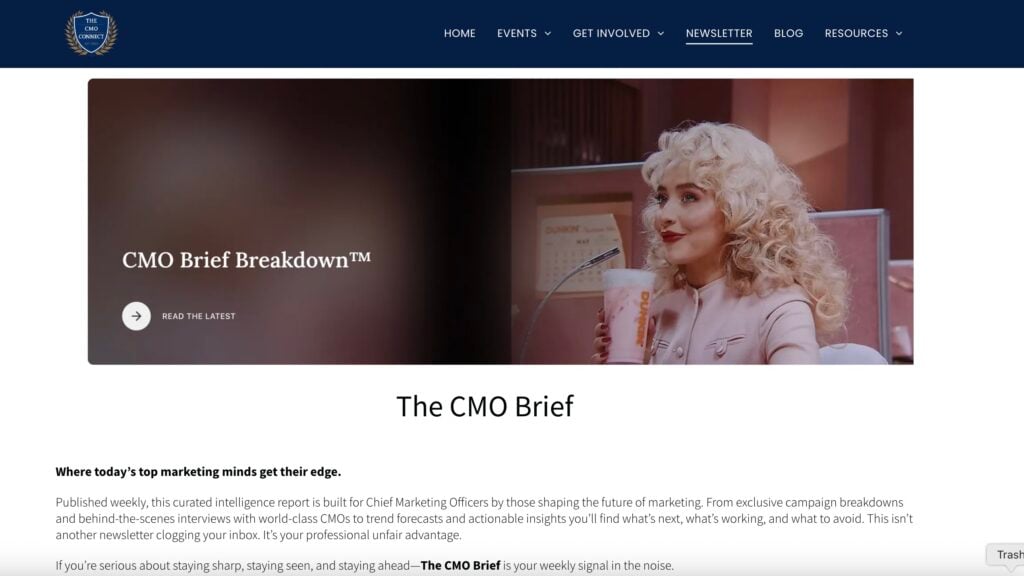 CMO Brief Newsletter
