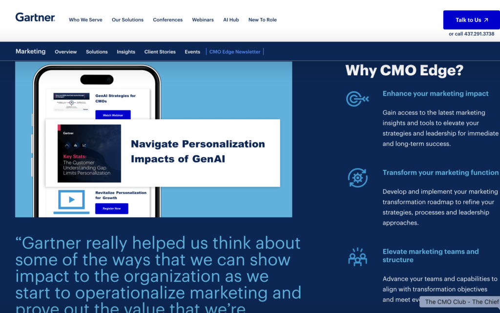 Gartner CMO Newsletter