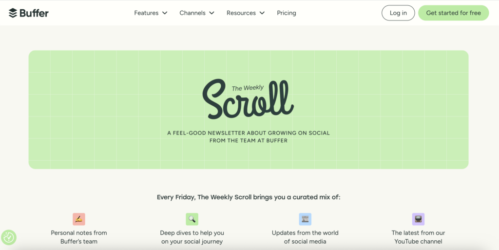 The Weekly Scroll by Buffer