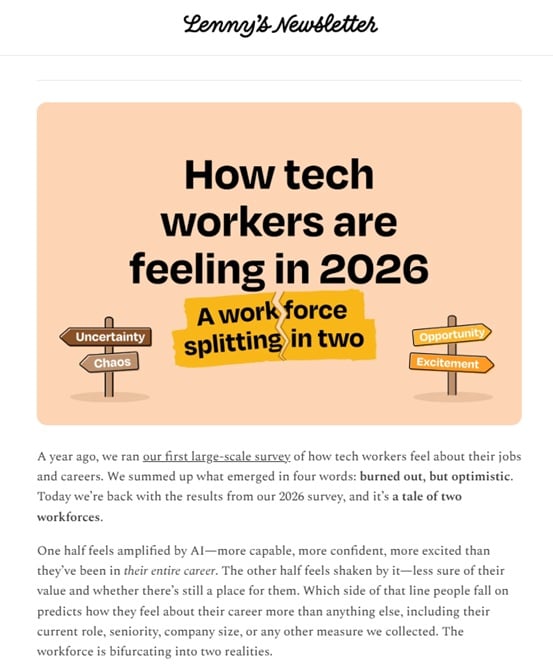 Sample of Lenny's Newsletter