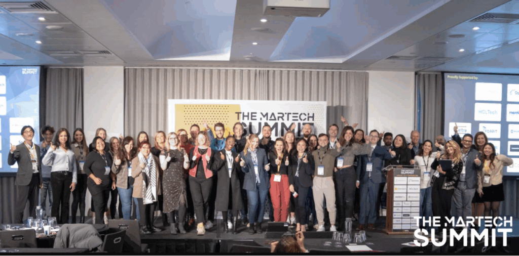 An image of the attendees at the MarTech Summit