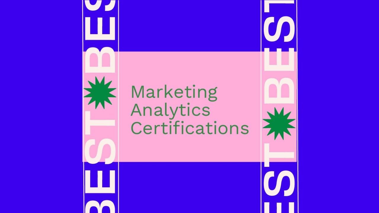Marketing analytics certifications generic best of