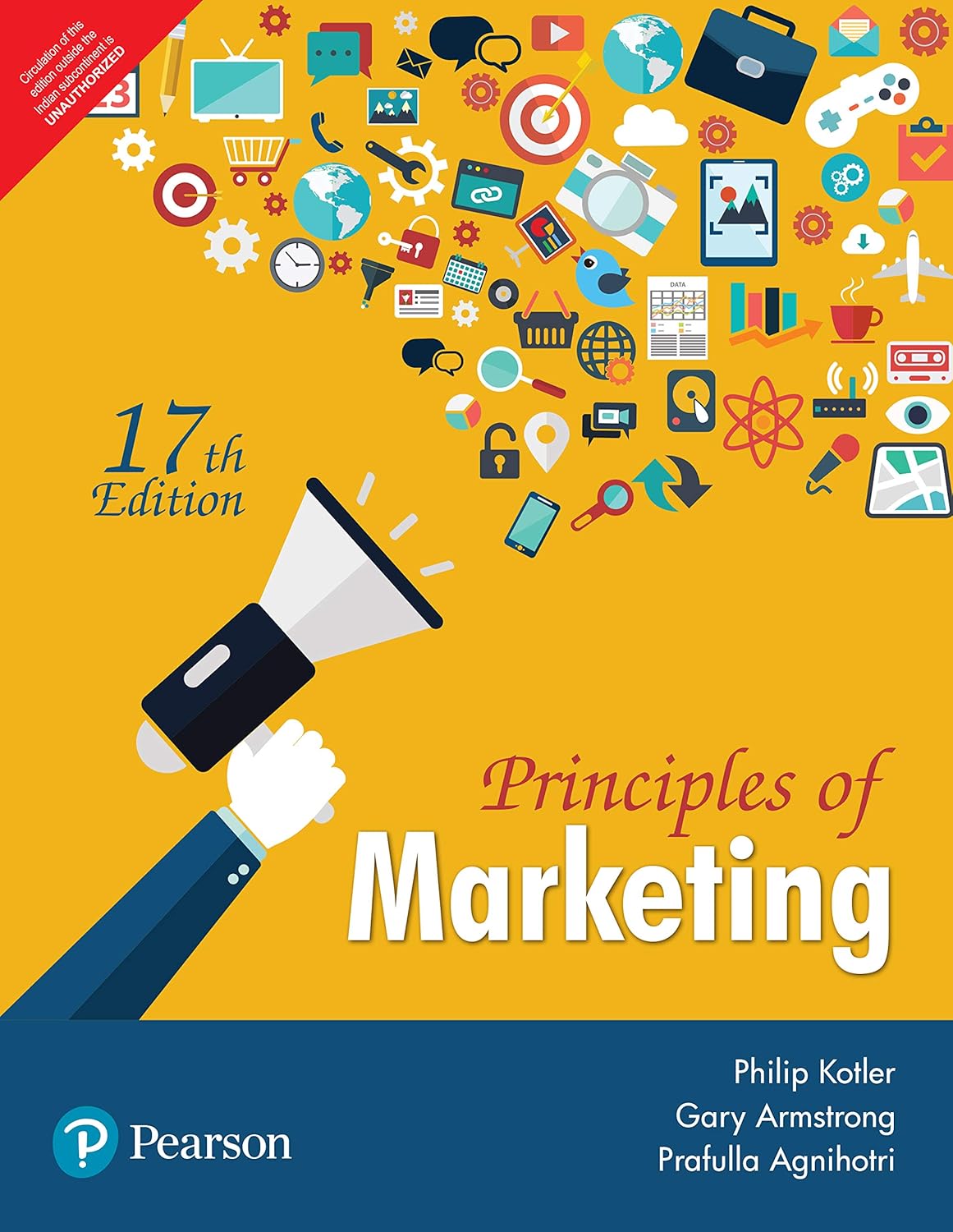 Principles of Marketing (17th Ed) by Prafulla Agnihotri, Philip T. Kotler, and Gary Armstrong marketing management books